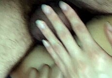 Wife Rides Me Wild and Begs for Finger in Her Tight Ass Hole!!
