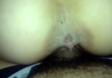 wife rides hard till pussy overflows with creamy delight