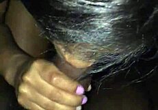 Intriguing teen lips wrap tight around throbbing cock sucking deep