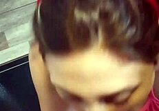 sadira hotwife teases with wet pussy in erotikaxxx bathroom trailer