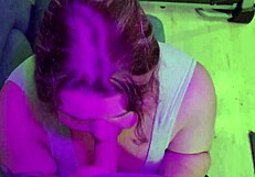 craving cum blasts on cute bbw hottie's face and big tits?