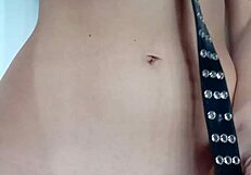 Punished With Belt Spanking On My Tender Pussy And Tits