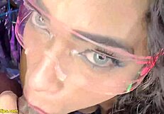 beauty big clit milf all holes stretched by monster cocks oiled squirting 😩💦