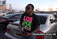 I spat out Rome Major's cum all over my tits after that blowjob