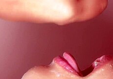 japanese stepmom blows stepson for birthday cum in mouth close up