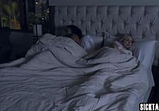 ebony zerella skies fucks petite blonde teen britt blair then they lick pussies