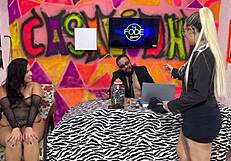 damn bbw melancia licked diguinha dj's juicy pussy so much 👅💦 fingered that giant fat ass and huge saggy tits too 🍑🍑