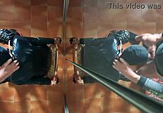 oh fuck i'm chairtied blindfolded as he rams my throat deep gagging till hot cum floods my mouth