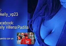 i came on delivery guy he got my juicy peruvian milf pussy as tip