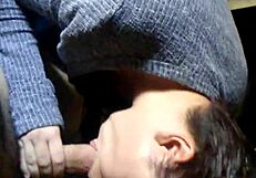 Young Slut Face-Fucked Hard During Intense Blowjob Session