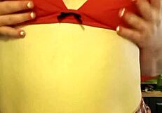 Homemade horny amateurs flash red and white big natural tits live now