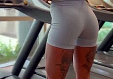 damn this tiny sexy asian teases her flexible ass