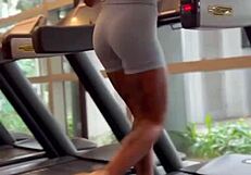 damn this tiny sexy asian teases her flexible ass