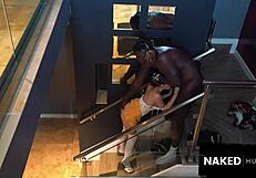 Size Queen Girlfriend Sneaks Black Cock While Boyfriend Works – Captured on Hidden Cam!