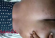 i'm addicted to this big ass ebony bbw's juicy pussy licking and tits massage