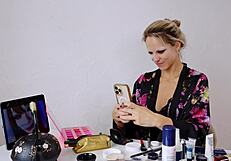 Sfw Cute Blonde Geisha Cosplay Roleplay Makeup Session