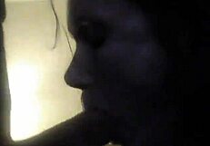 he grabs her head and fucks her mouth with his monster cock