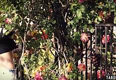 nasty milf sneaks petite teen's shaved pussy surprise onto her shocked hubby