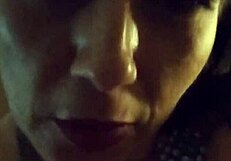 Sex goddess cleans big natural pierced tits after messy cumshot