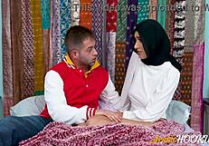 Arabic Teen Crushes Hard on Petite American Best Friend's Intense Fuck Session