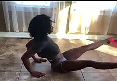 super flexible amateur babe bends in wild poses