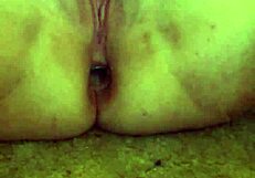 Anal Plug Stretches Hole While G-Spot Vibrator Hits Deep Inside