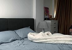 stepmom stuck under duvet begs for rough fuck to facial cumshot