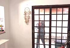 desperate wife strips teasing hubby fill her womb with hot seed