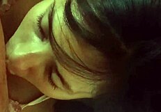 En bata me mete la verga en la boquita... ups te corriste dentro after i ride him hard outdoors!