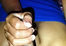 new secretary must jerk and suck boss cock first teasing handjob