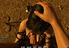 Rough blowjob game in Desert Stalker porn episode 1 with deepthroat action