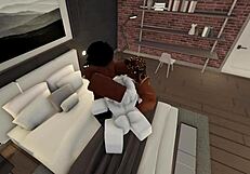 Roblox babes threesome with huge cocks for followers