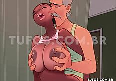 Cleusa Brazil's hottest maid shows off her curves in sexy uniform tease