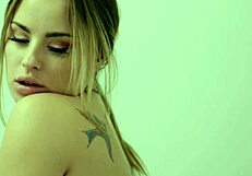 why do these sexy lesbian teens kiss so tenderly before licking perky nipples and pussy?