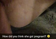 ever wonder how this neglected pregnant slut begs for creampie on snapchat?