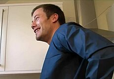 Fit Blonde Milf Tia Layne Offers Juicy Cunt To Handymen For Rough Pounding