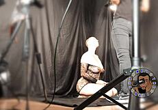 big black cock destroys roxxxie blackhart's tits and ass in sloppy interracial blowjob