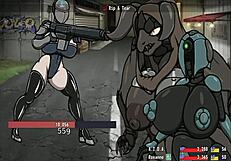 ROBOT SEXUAL AND FRIEND FUCK OUTDOOR PUBLIC TITS EXPOSED PART 9!