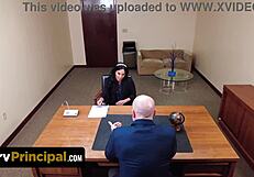 pervy principal honors teacher of the year with sneaky office thrills