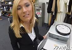 amateur's juicy shaved pussy traded for rough hardcore pounding