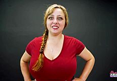 Gwen's Bewitching Lips Crave Halloween Cumshot