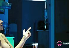 Stepmom craves my monster cock creampie while dad sleeps right beside her bed.