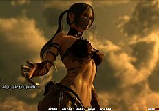 Rough blowjob game in Desert Stalker porn episode 1 with deepthroat action