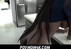 Mystique Rips Clothes Invites Son-in-Law Bedroom Fuck POV
