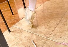 Petite shy latina student skirt upskirt fingered doggystyle cum mouth private lessons