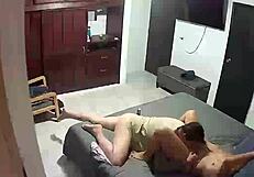 Gym hookup with old man turns into raw sugar daddy fuck