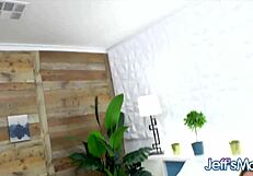 Chubby Tiffany Mia scissor wildly!