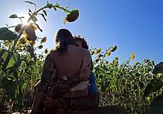 Damiana's Naughty Brazilian Challenge: Secret Fuck in Sunflower Fields Europe Ep6
