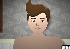 Guy caught jerking by naughty ana foxxx roommate but she was wrong