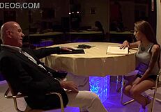 Bambi Wolfe Swallows Facial Cum After Hard Pounding Bang!